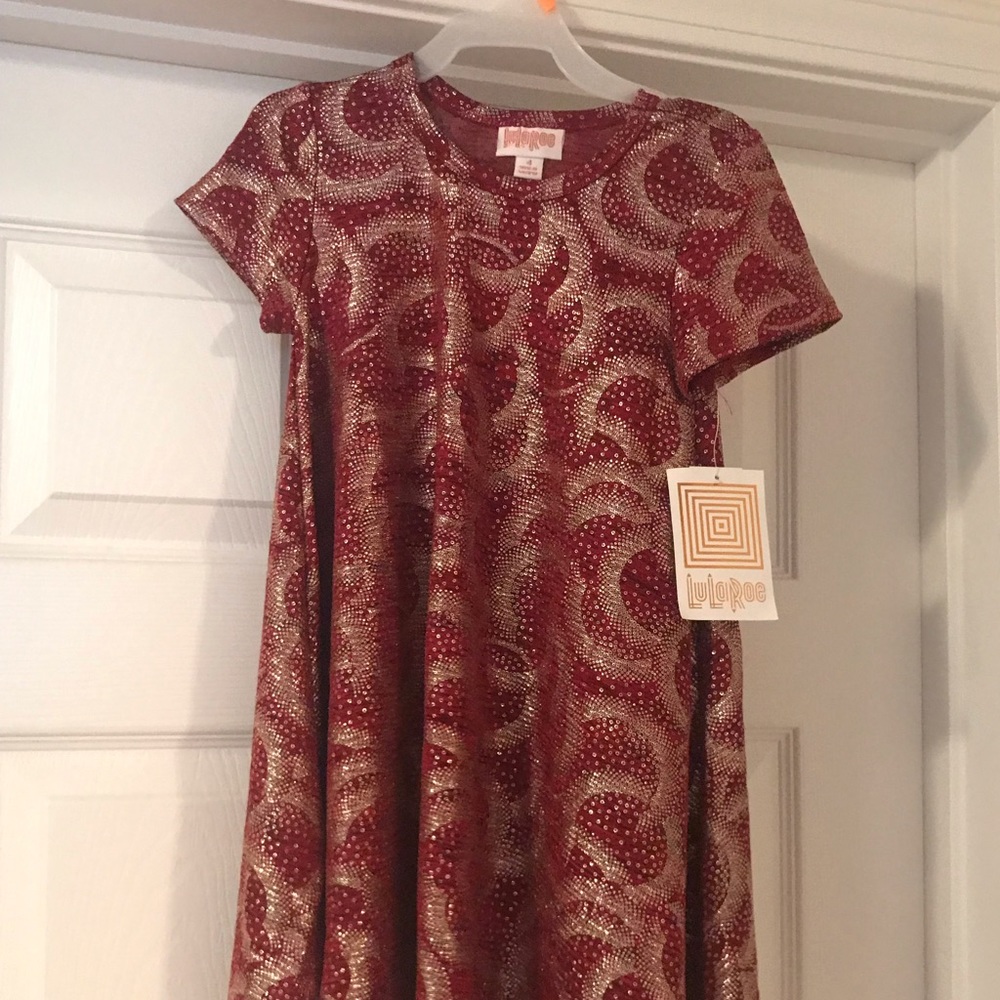 Kids Size 4 LuLaRoe Scarlett Dress New!